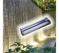 Mini vertedero de cascada para estanques pequeños y jardines de contenedores, tamaños personalizables de 8 a 12 pulgadas, acero inoxidable 304 duradero, ligero y fácil de instalar (240 cm)