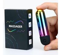 Mini Vibrador Bala para Mujer - Estimulador de Clítoris Femenino Silencioso y Recargable USB, Juguete Erótico para Pareja, Consolador Pequeño con Vibración, Sex Toy Femenino Impermeable Portátil