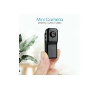 Mini videocámara DV con cámara HD, grabadora de vídeo digital portátil con lente giratoria y soporte ajustable, mini cámara espía oculta