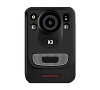 Mini videocámara portátil C3/K3, luz de Advertencia a Prueba de explosiones, cámara desgastada por el Cuerpo, grabadora de vídeo Gran Angular(K3 128GB)