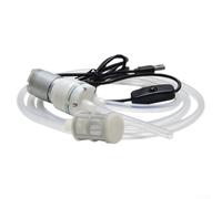 Mini vino eléctrico portátil con interfaz USB y tubo de silicona de grado alimenticio de 1 m para un fácil derrame, vertido de botellas, barriles y contenedores, compacto