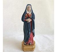 Mini Virgen María Estatua Cristo Escultura Estatuilla Religiosa Figurina Decoración católica Regalo Moderno de la Sala de Estar del hogar Ornamento de decoración de la Sala de Estar para católicos,