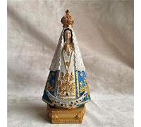 Mini Virgen María Estatua Cristo Escultura Estatuilla Religiosa Figurina Decoración católica Regalo Moderno de la Sala de Estar del hogar Ornamento de decoración de la Sala de Estar para católicos,