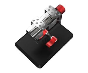 Mini Vise - Heavy Duty Clamp, Desktop Tool Organizer | Portable Bench Clamp for Hobbyists Craft Enthusiasts Repairers Artists Professionals Workshop Desk Travel