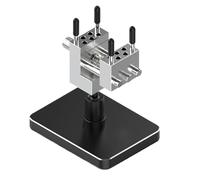 Mini Vise, Small Table Clamp, Quick-Release Drill Press, Strong-Duty Non-Slip Aluminum Vise, Precision Tool for Garage Woodworking Metalworking, 3.94x2.36x4.72 Inches, Black, 1 Piece