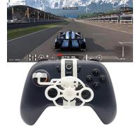 Mini Volante para GameSir Nova Lite, Accesorios de Repuesto para Simulador de Volante Auxiliar para Mando de Videojuegos (Blanco)
