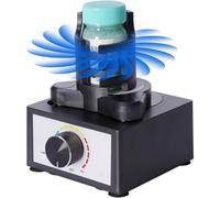 Mini Vortex - Mezclador para pintura y esmalte de uñas, 3 velocidades ajustables 300-2400 rpm, funcionamiento manos libres para proyectos de laboratorio y bricolaje