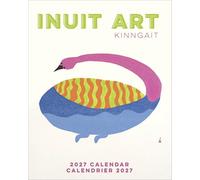Mini Wall Calendar 2027, Inuit Art: Kinngait, 12 Months, Grid Design Featuring 12 Artworks (English and French Edition)