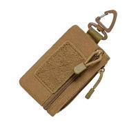 Mini Wallet Key Holder - Lightweight Portable Zipper Bag for Men Teens, Waterproof Coin Cash Card Organizer with Keychain Clip, Space Saving Design, Ideal for Pocket Outdoor Adventures