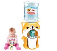 Mini Water Dispenser For Desk - 6.16 Inch Cute Duck Animal Toy | Realistic Pretend Play Kitchen Pump | Kids Children Gift Water Drink Station. Bpa Free, 170ml 350ml, Press Dispense, Fun Learning.