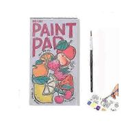 Mini Watercolor Paint Set with 1 Brush for Typo Pigment Pocket Coloring Book Graffiti Activity Pages