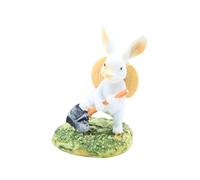 Mini Whimsical Spring Bunny - Tabletop Display Charm, Pastel Forest Creature with Charming Detail, Petite Character Model, Interior Styling Accessory, Versatile Mini Ornament for Home Nursery Table