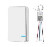 Mini Wireless Light Switch with Mini Receiver Wireless Light Switch Outdoor 400m 40m 433mhz Rf Remote Control Ip54 Led Lamp Steam Protection