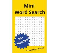Mini Word Search: 85+ Puzzles|12 words per page|