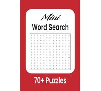 Mini Word Search Book: Pocket Word Searches with Easy to Read Print | 4x6 inches, 150 pages | 70+ Puzzles ... Gift for Vacasions, Holidays and Free Times