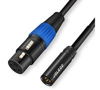 Mini XLR macho a XLR hembra cable de audio, 3 pies - JOLGOO