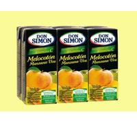 mini zumo don simon melocoton, manzana y uva 6 x 200ml