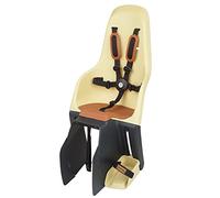 MINIA for Carrier 8405700003 - Silla para Bicicleta Trasera con Anclaje en el portaequipajes, Apta para niños de 9 Meses a 6 años en Color Amarillo.