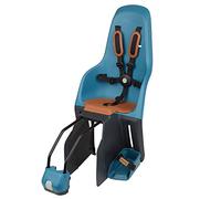 Minia for Frame 8405600004 - Silla para Bicicleta Trasera con Anclaje en el Cuadro, Apta para niños de 9 Meses a 6 años en Color Azul., Talla única