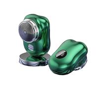 Miniafeitadora,Máquina de afeitar eléctrica portátil Mini-shave con pantalla LED de batería - Maquinilla de afeitar de bolsillo inalámbrica lavable para el hogar, viajes, coche, hombres Dirfuny