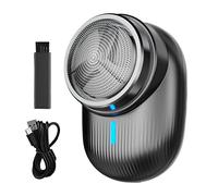 Miniafeitadora, Mejore la mini afeitadora eléctrica con motor de baja vibración y alta velocidad, Afeitadora eléctrica recargable USB para el hogar, viajes en coche, Navidad, regalo del Día Qingfeitai