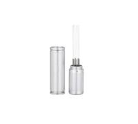 Miniaguja Portátil For Polvo De Café, Molinillo Compacto Triturador De Grumos De Tela Expandible Vertido A Mano, Fácil De Limpiar(Silver 1set)