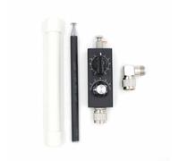 MiniANT - Antena sintonizada de onda corta QRP de banda completa de 20 W con conector M que soporta frecuencia de 5 MHz y 55 MHz, sintonizador de perilla ajustable y VSWR bajo para transmitir y