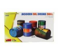 Miniart 1:24 - Modern Oil Drums 200L