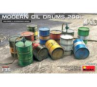Miniart 1 :3 5 Modern 200L Oil Drums Kit de Modelismo