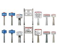Miniart 1:35 - Concrete Road Signs, France 1930-40s, N & E (Importación USA)