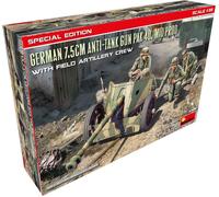Miniart 1:35 - Duitse 7.5 PaK 40 Mid w/Artillery Crew Ltd
