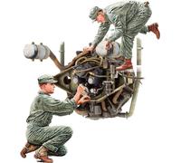 MiniArt 1:35 - Equipo de reparación de tanques de EE. UU., motor Continental W670, color moldeado