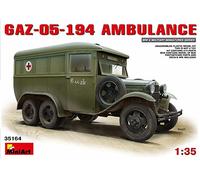 MiniArt Kit de modelo de plástico GAZ-05-194 Ambulancia escala 1:35