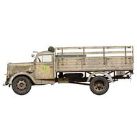 Miniart 1:35 - German 3t Truck 3,6-36s Mid Prod PMQ600-Type, Molded Color