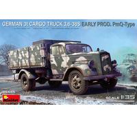 MINIART 1/35 KIT CAMIÓN MILITAR ALEMÁN 3T CAMIÓN DE CARGA 3.6 36S MODELO ESTÁ...
