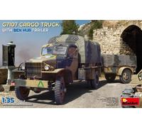 MINIART 1/35 KIT MILITAR G7107 CAMIÓN DE CARGA BEN HUR REMOLQUE MODELO ESTÁTICO
