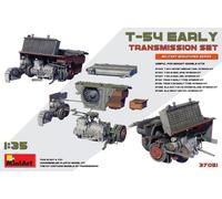 MINIART 1/35 KIT MILITAR T 54 JUEGO DE TRANSMISIÓN TEMPRANA MODELO DE COCHE E...