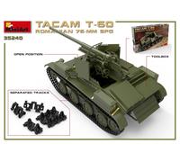 MINIART 1/35 KIT TANQUE RUMANO 76 MM SPG TACAM T 60 MODELO INTERIOR