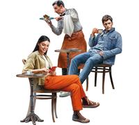 Miniart 1:35 - Modern Cafe Visitors Set #1 (Importación USA)