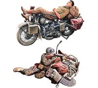 Rest & Fighting. U. S. Soldiers Con Wla Motorcycles 1 :3 5 Plástico Modelo Kit