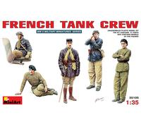 MiniArt 1:35 Scale French Tank Crew Plastic Model Kit