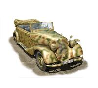 MiniArt 1:35 Schaal Duitse Personeel Auto 170V Cabrio Plastic Model Kit