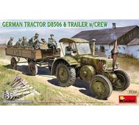 MiniArt 1:35 - Tractor alemán D8506 con remolque y tripulación