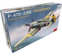 Miniart 1:48 - P-47D-22E Thunderbolt Francés, Kit básico
