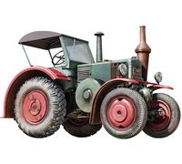 MiniArt 24010 1:24 DT. Tractor D8506 m. Techo de Cabina - Reproducción Fiel, Kit de construcción de plástico, Manualidades, aficiones, Pegar, maqueta, Montaje, sin barnizar, Color Moldeado