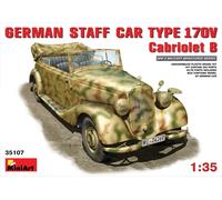 MiniArt 1:35 Schaal Duitse Personeel Auto 170V Cabrio Plastic Model Kit