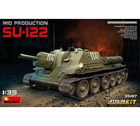 MiniArt 35197 1:35 SU-122 - Juego de construcción de maquetas, fabricación de maquetas, Manualidades, aficiones, Pegar, maqueta, Montaje sin barnizar