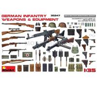 MINIART 35247 1/35 Armas de Infantería Alemanas y Equipo Kit Vari