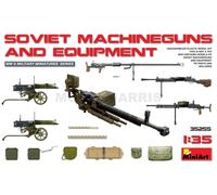 Soviético ?Ametralladoras Y ?Equipo 1:35 Kit De Modelo De Plástico MINIART