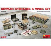 MINIART 35258 Kit Conjunto de Granadas y Minas Alemanas 1/35